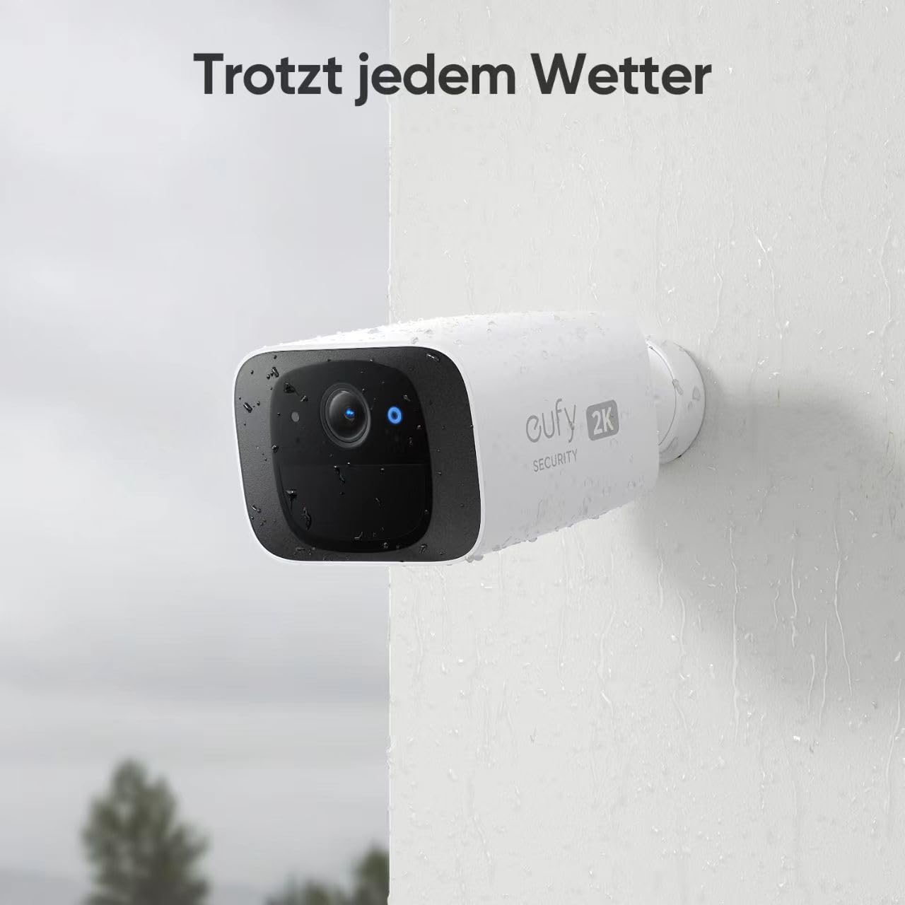 eufy Security SoloCam C210 - Zewnętrzna kamera monitorująca 2K bez kosztów miesięcznych - Bezprzewodowa 2.4 GHz WLAN - Kompatybilna z HomeBase 3 - Bezpłatne użytkowanie (4-cam) - obrazek 3