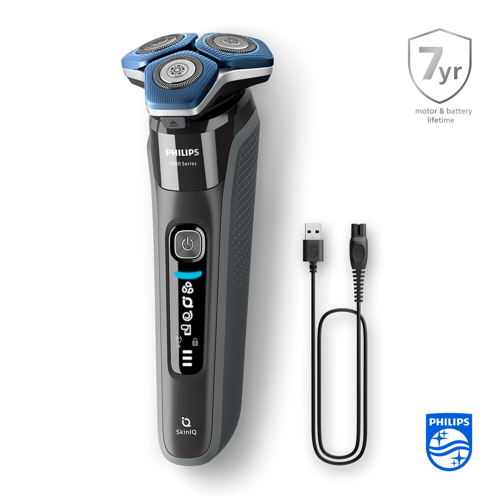 Golarka elektryczna Philips Series 7000 do golenia na mokro i na sucho - obrazek 7