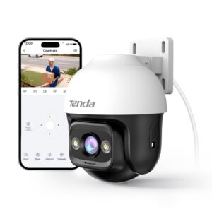 Tenda kamera bezpieczeństwa Outdoor WiFi, kamera 2K WiFi z kolorową wi