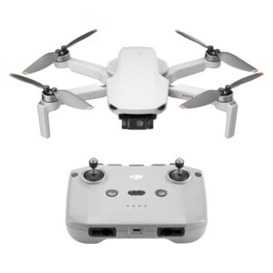 DJI Mini 4K Dron z Kamerą 4K UHD dla Dorosłych - Najlepszy Dron Poniżej 249 g z 3-os. Gimbal i Transmisją Wideo 10 km - Odporność na Wiatr - 31 min. Lotu - C0 - DJI