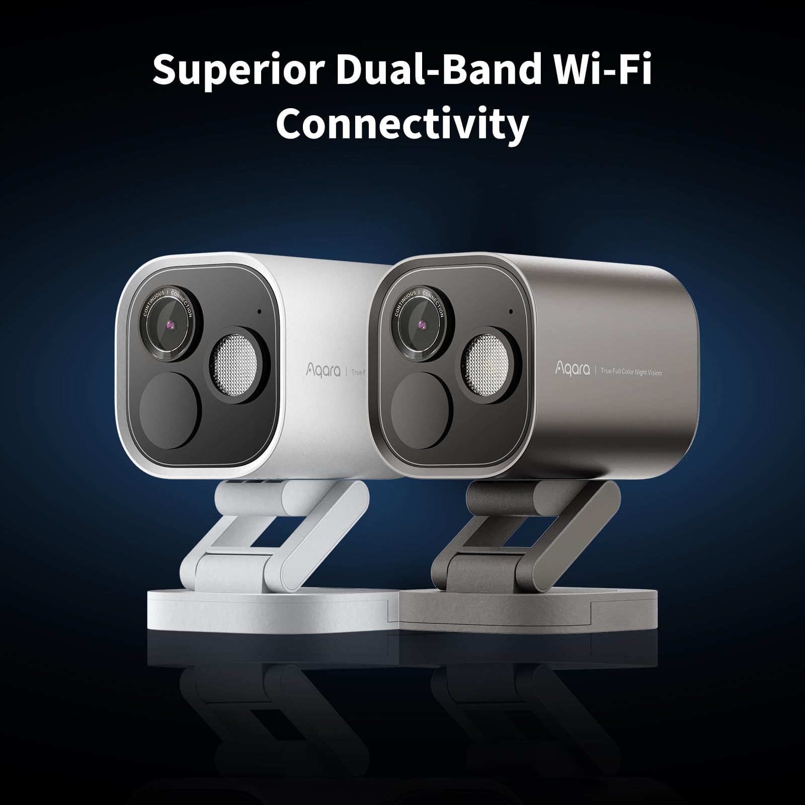 Aqara 4MP Kamera G5 Pro WiFi Zewnętrzna Kamera Bezpieczeństwa z Funkcją Noktowizorem - Biały | 2.4/5 GHz WiFi, HomeKit, Thread/Zigbee, Obsługa Alexa Google | Monitoring - obrazek 4