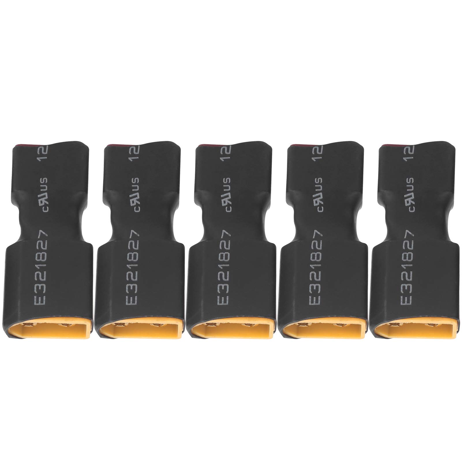 Złącze baterii RC XT60 T Adapter 5 szt. | Dilwe | Tworzywo sztuczne metal | Mocne połączenie | RC Samoloty | Drony - obrazek 3