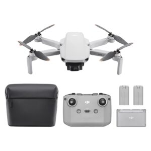 DJI Mini 2 SE Fly More - Lekka i Składana Minikamera z Wideo 2.7K, Inteligentne Tryby, Transmisja Wideo 10 km, Czas Lotu 31 min - DJI, Drony, Akumulatory C0