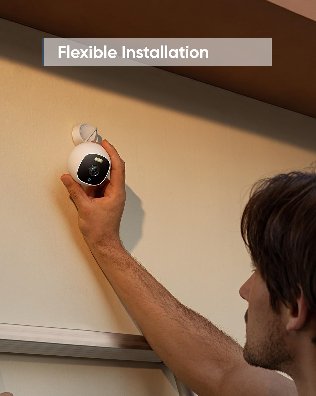 eufy Security Solo OutdoorCam C22 - Samowystarczalna kamera monitorująca 1080p z reflektorem na noc - Ochrona IP67 - Bez opłat - Monitoring na zewnątrz - obrazek 2