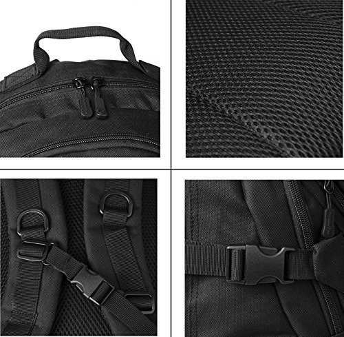 VINBAGGE Plecak taktyczny na motocykl, plecak turystyczny, outdoorowy, - obrazek 4