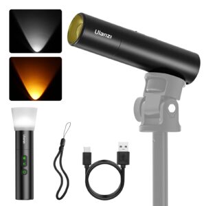 ULANZI LM07 Latarka fotograficzna, 2000mAh Zasilana baterią, Światło f