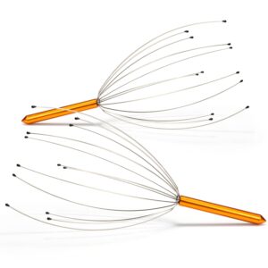 COM-FOUR® 2x pajak do masazu glowy z 12 palcami masujacymi - urzadzeni