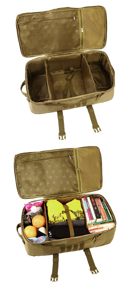 Yuhan Plecak taktyczny 60 l, system mocowania Molle, do wędrówek, trek - obrazek 5