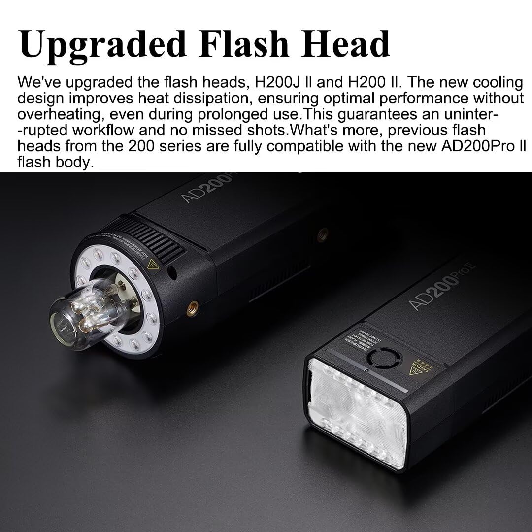 Godox AD200Pro II AD200 Pro II lampa błyskowa do aparatu, 200 W, lampa - obrazek 7