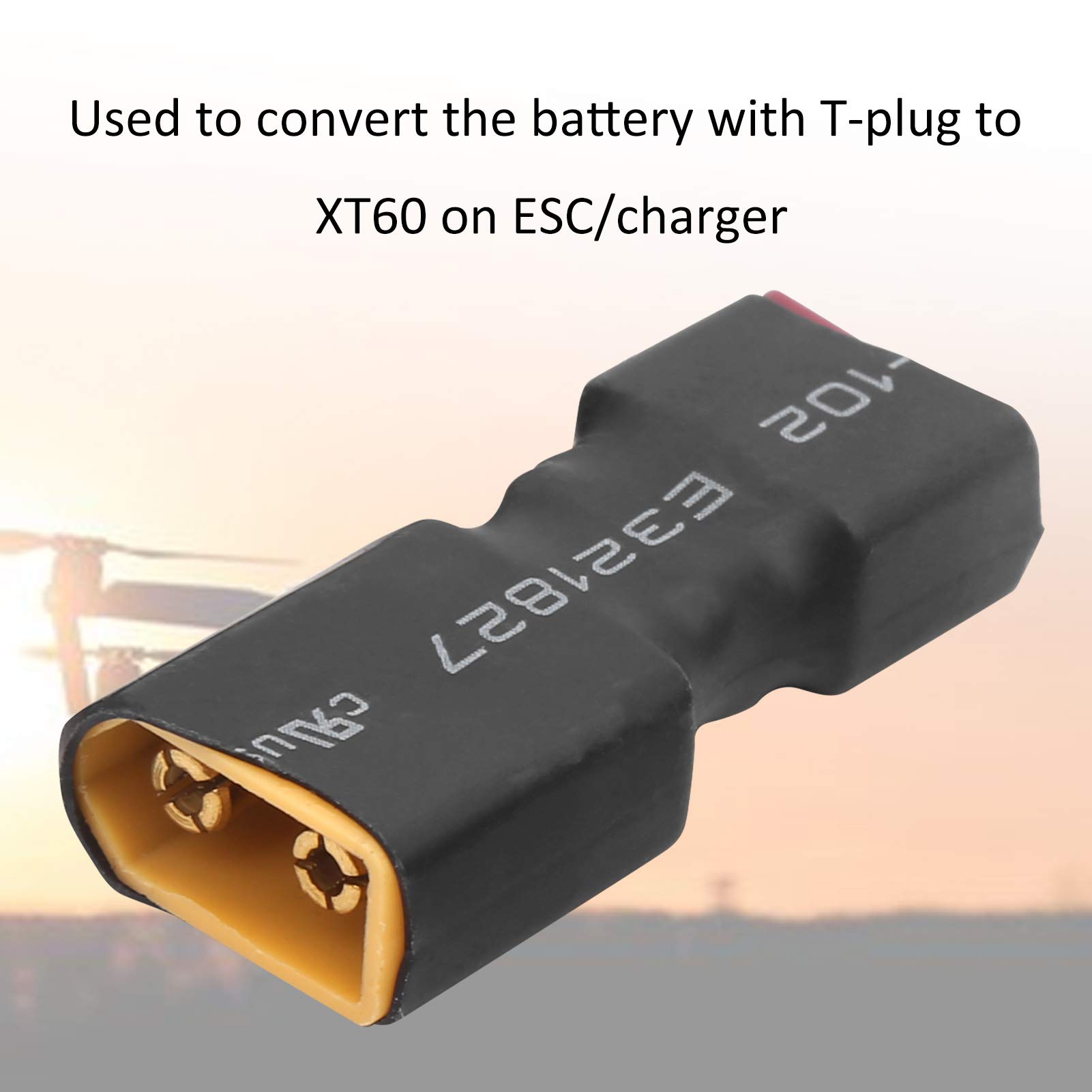 Złącze baterii RC XT60 T Adapter 5 szt. | Dilwe | Tworzywo sztuczne metal | Mocne połączenie | RC Samoloty | Drony - obrazek 9