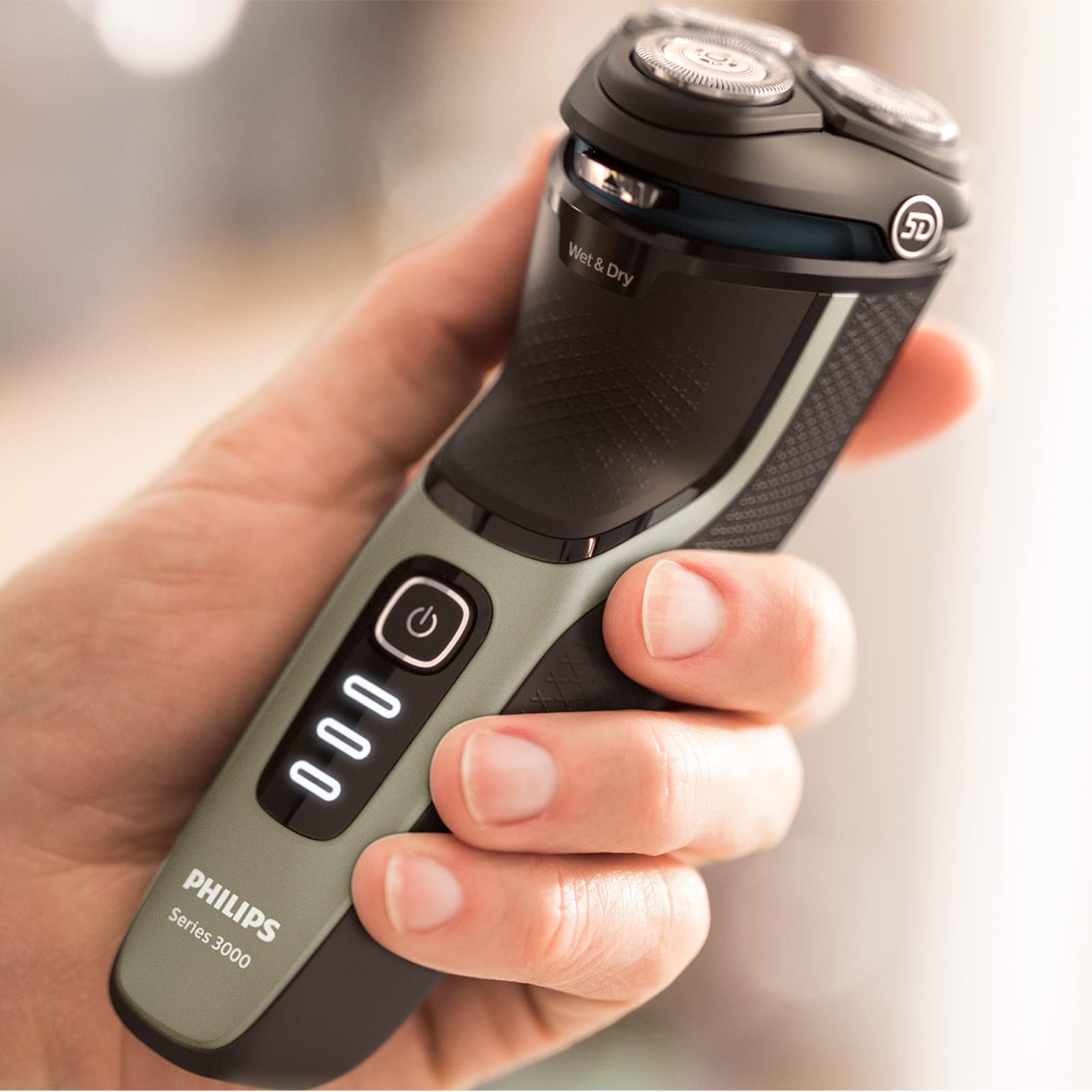 Philips Electric Shaver Series 3000 - golarka elektryczna na mokro i s - obrazek 2