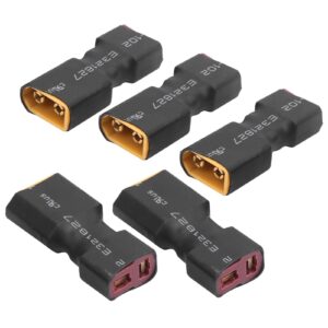 Złącze baterii RC XT60 T Adapter 5 szt. | Dilwe | Tworzywo sztuczne metal | Mocne połączenie | RC Samoloty | Drony