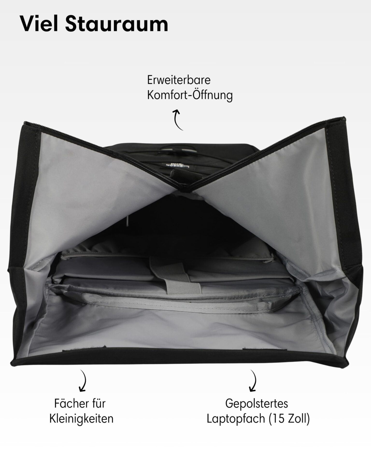 Plecak turystyczny Arvid 20l - dla kobiet i mężczyzn, trekkingowy z paskiem biodrowym, wodoodporny zamek - obrazek 5