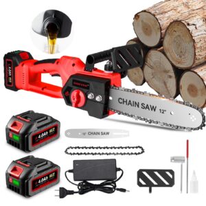 ONEVAN Akumulatorowa piła łańcuchowa 8000 mAh 30 cm elektryczna bezszczotkowa
