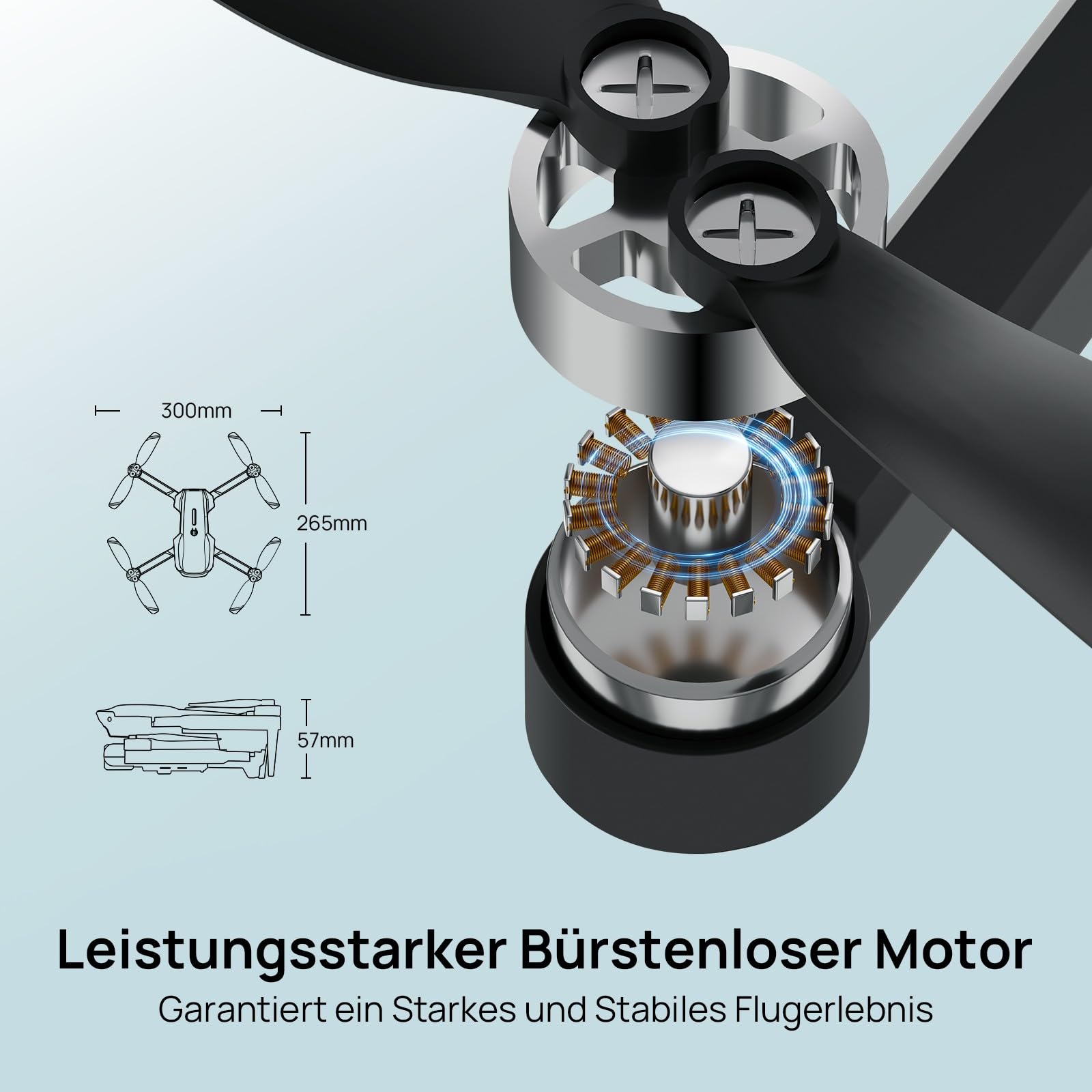 Ameta Dron dla Dorosłych z Kamerą 4K UHD, S20 Lite Bezszczotkowy Silni - obrazek 7