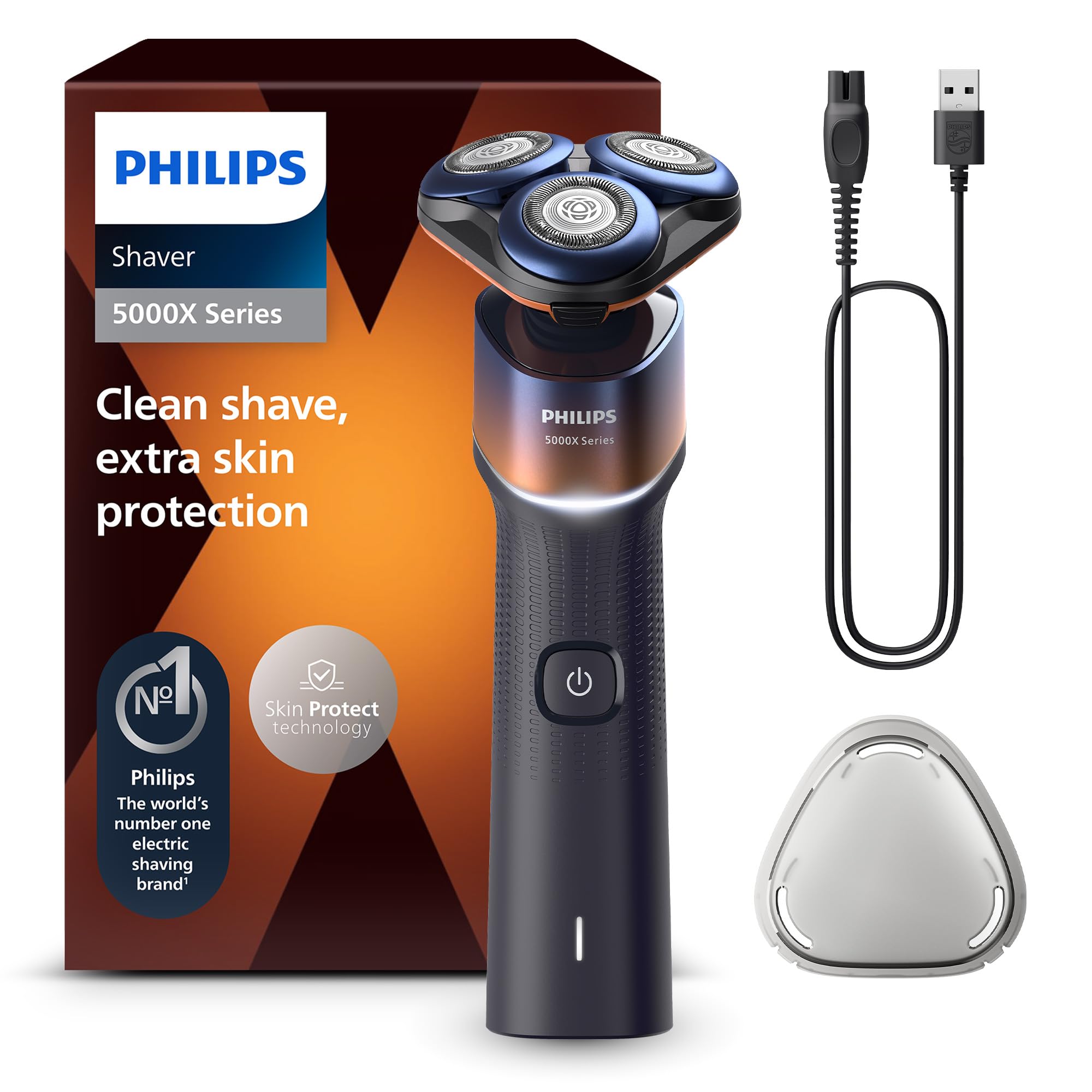 Philips Golarka elektryczna z serii 5000X, golenie na mokro i sucho, t