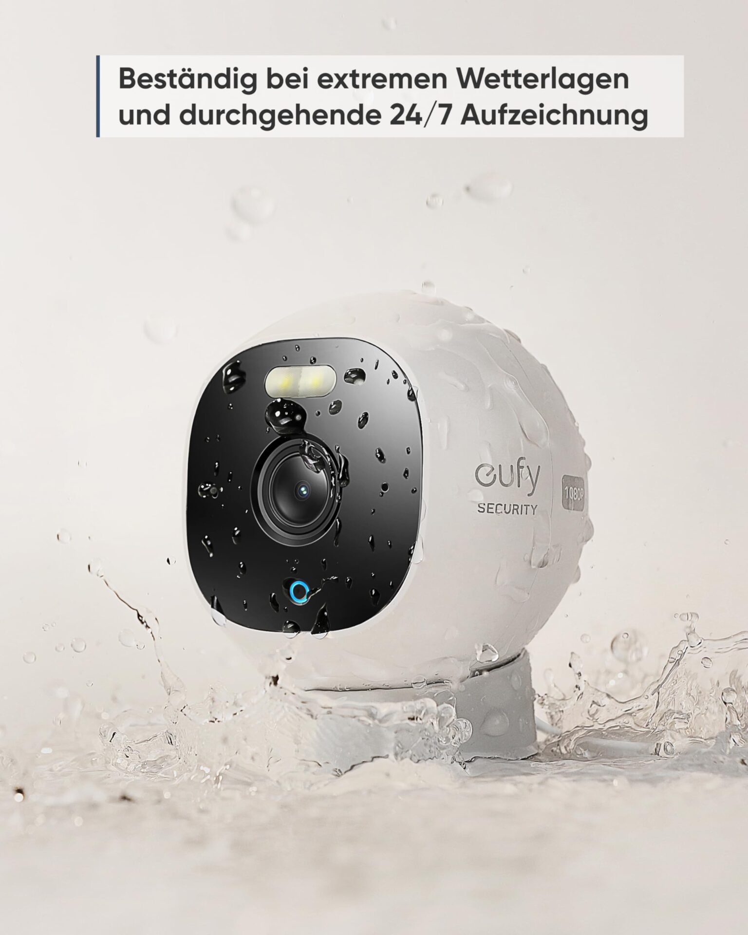 eufy Security Solo OutdoorCam C22 - Samowystarczalna kamera monitorująca 1080p z reflektorem na noc - Ochrona IP67 - Bez opłat - Monitoring na zewnątrz - obrazek 6