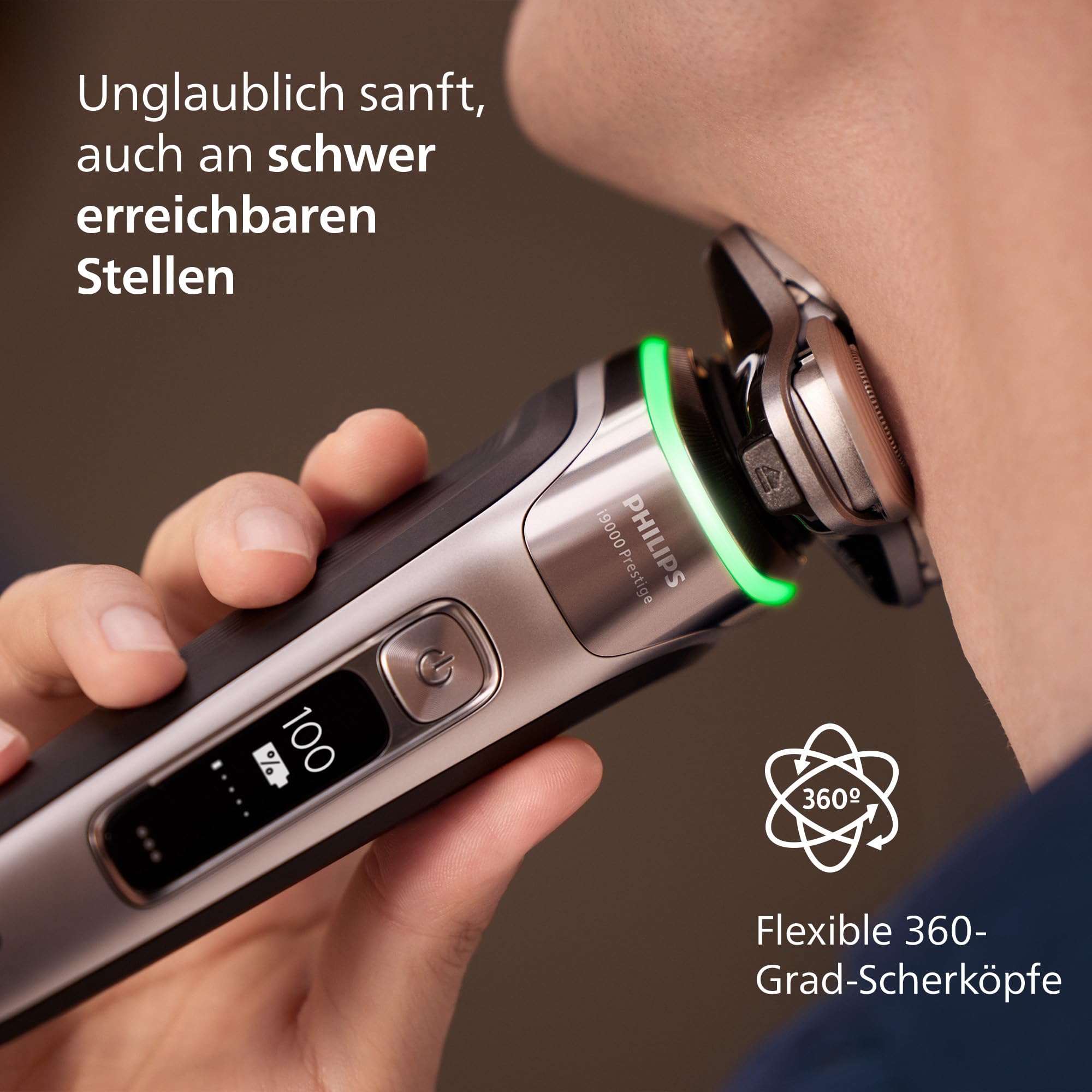 Philips Shaver i9000 Prestige, golarka elektryczna do golenia na sucho - obrazek 5