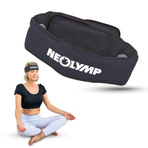 NEOLYMP Opaska na czoło do akupresury z regulacją - Masaż głowy i szczęki, materiały zrównoważone