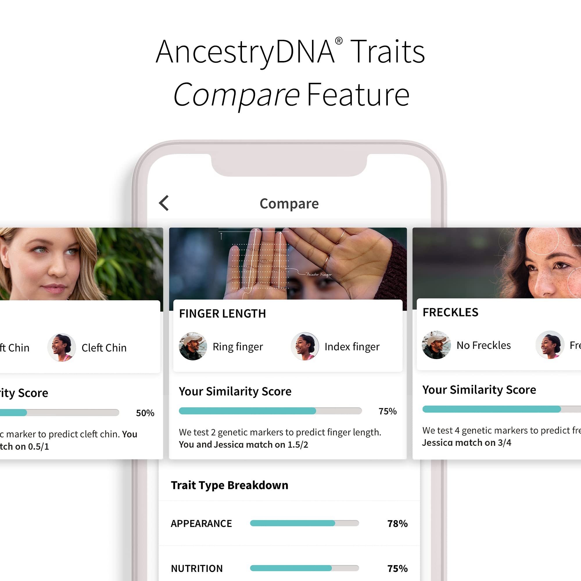 AncestryDNA + cechy: Pochodzenie genetyczne + testy cechowe, zestaw An - obrazek 5