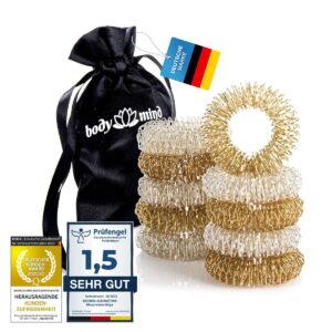 Zestaw pierścieni do akupresury i masażu palców | Yin Yang | Masaż wellness | Akcesoria do akupresury | Gadżety do relaksu