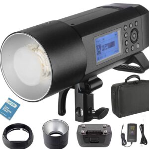 Godox AD400Pro 400Ws TTL Zewnętrzna lampa błyskowa All-in-One GN72 1/8000 HSS - Najlepszy zewnętrzny blitz dla Canon/Nikon/Sony/Olympus/Panasonic