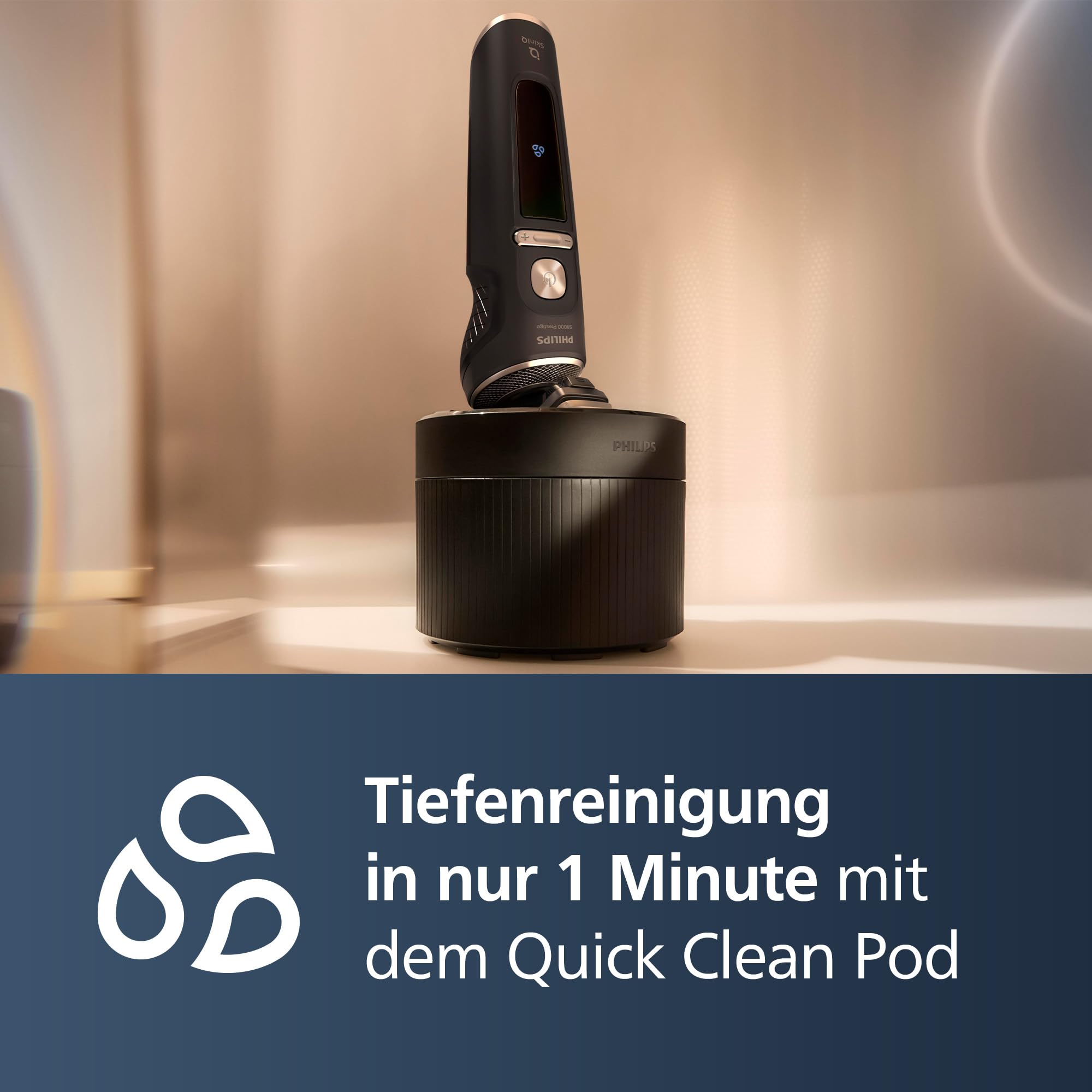 Philips Golarka elektryczna Shaver S9000 Prestige do użytku na mokro i - obrazek 3