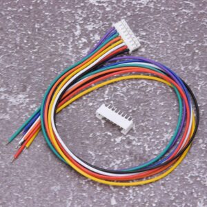 LetCart Złącze męskie JST PH 2.0mm 8 Pin - 10 zestawów złączy żeńskich - Kabel 30 cm - Drony