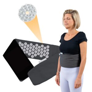 NEOLYMP Pas do akupresury z regulowanym zapięciem na rzepy - mata do masażu dla wszechstronnej stymulacji - przyjazny dla środowiska