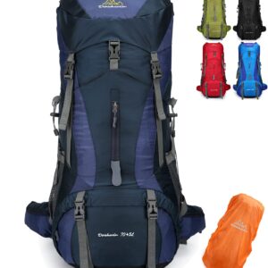 70L Camping Trekking Piesze wycieczki Plecak podróżny (z wodoodporną t