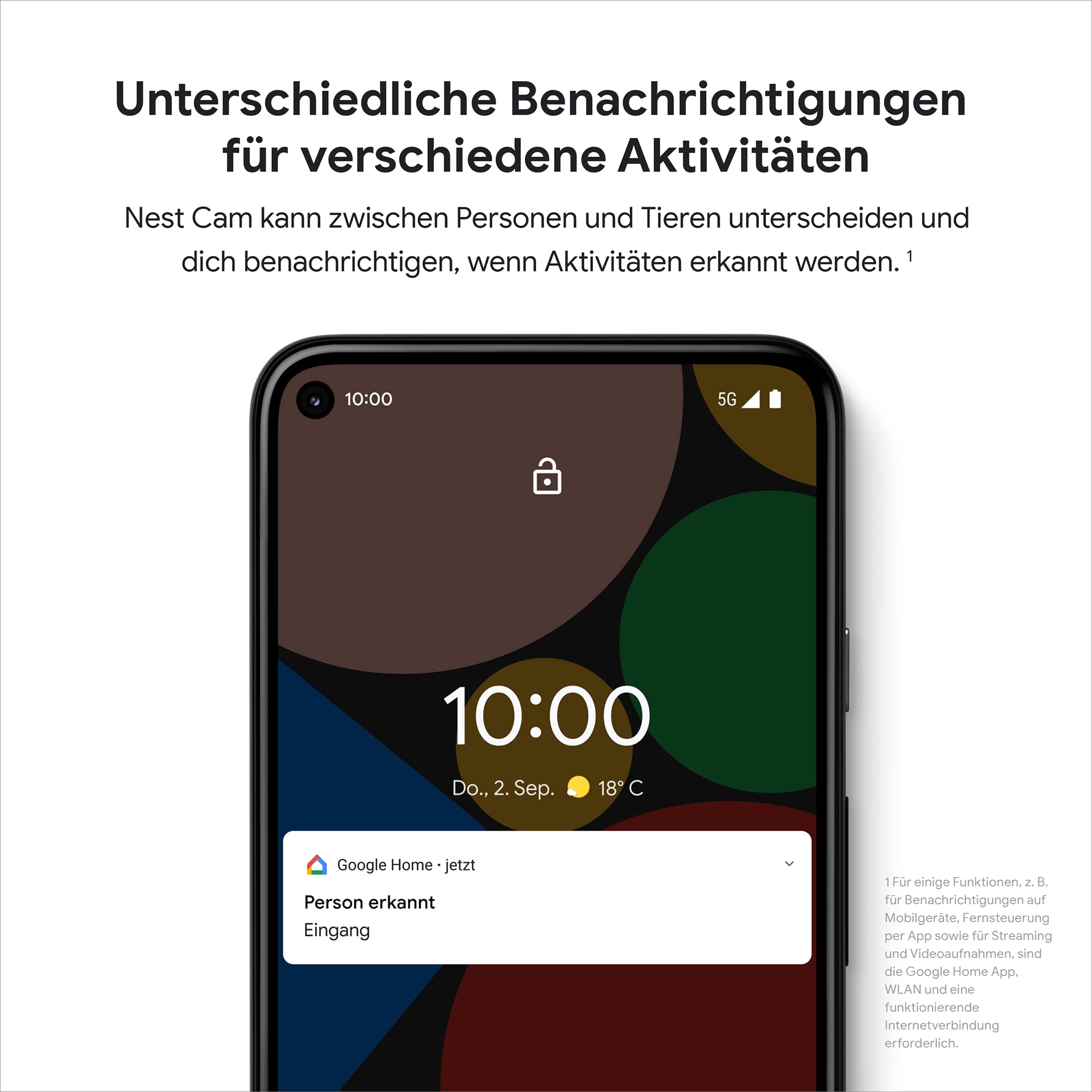 Google Nest Cam z reflektorem - na zewnątrz z kablem - inteligentna ka - obrazek 6