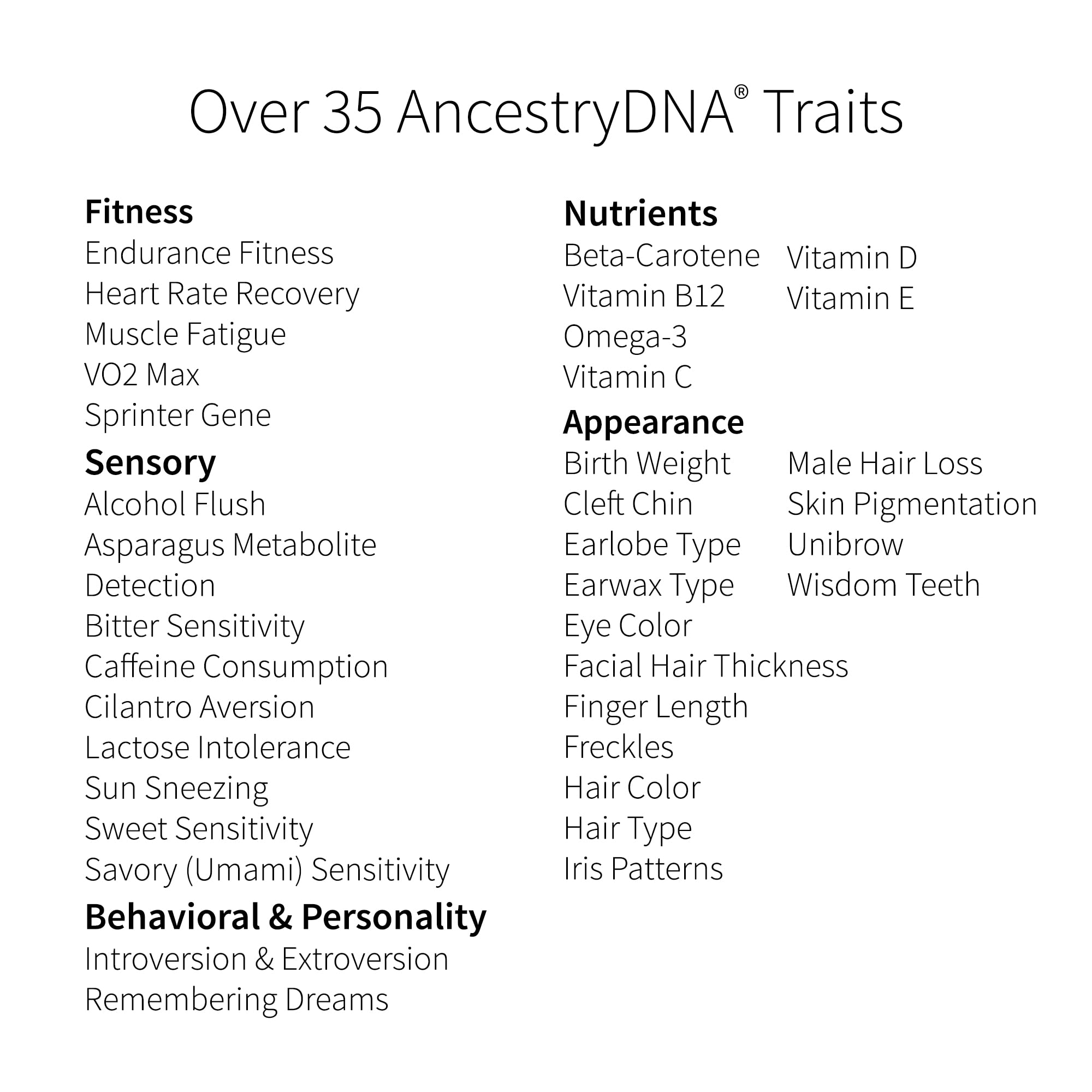 AncestryDNA + cechy: Pochodzenie genetyczne + testy cechowe, zestaw An - obrazek 7