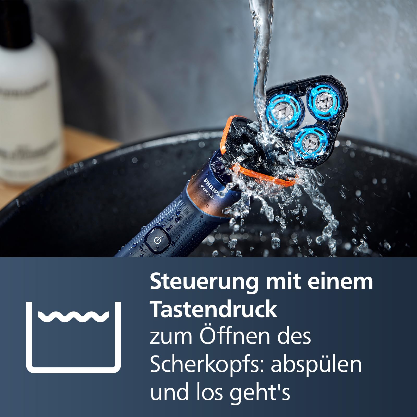 Philips Golarka elektryczna z serii 5000X, golenie na mokro i sucho, t - obrazek 2