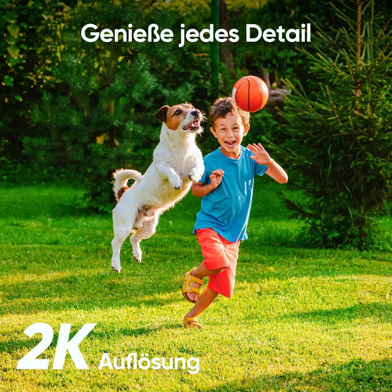 eufy Security SoloCam C210 - Zewnętrzna kamera monitorująca 2K bez kosztów miesięcznych - Bezprzewodowa 2.4 GHz WLAN - Kompatybilna z HomeBase 3 - Bezpłatne użytkowanie (4-cam) - obrazek 6