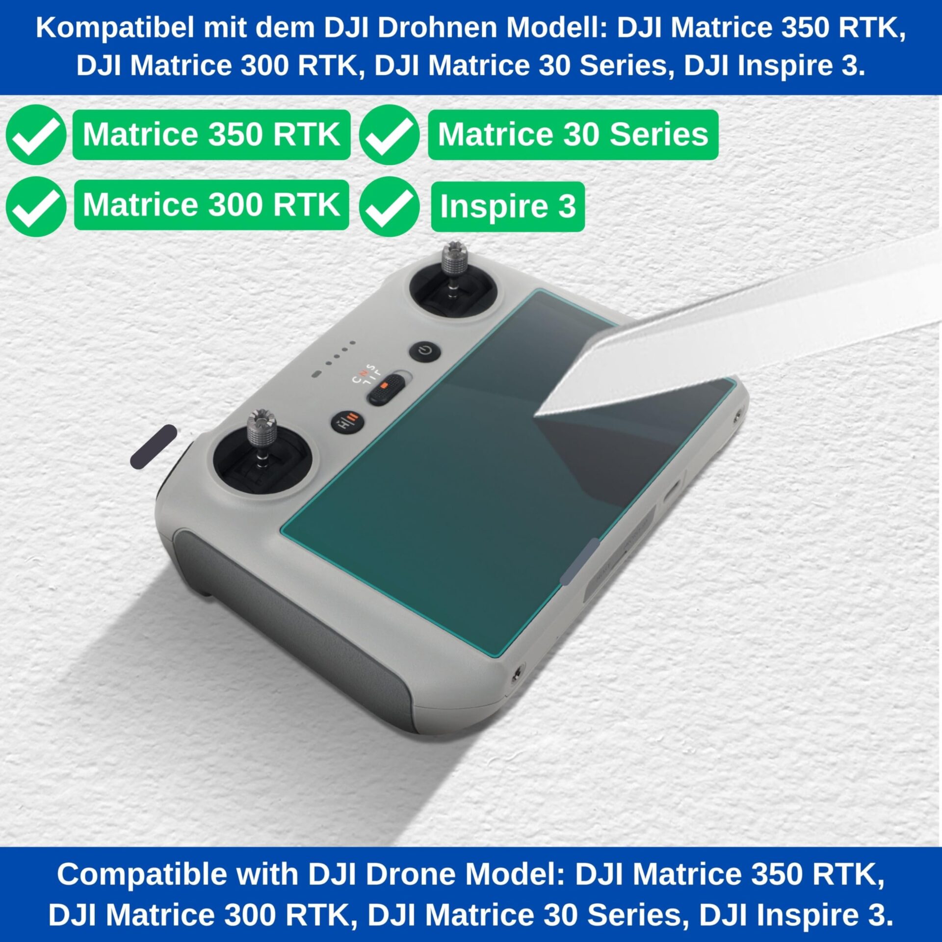 Folia ochronna na wyświetlacz do pilota zdalnego sterowania, 2 sztuki, - obrazek 3