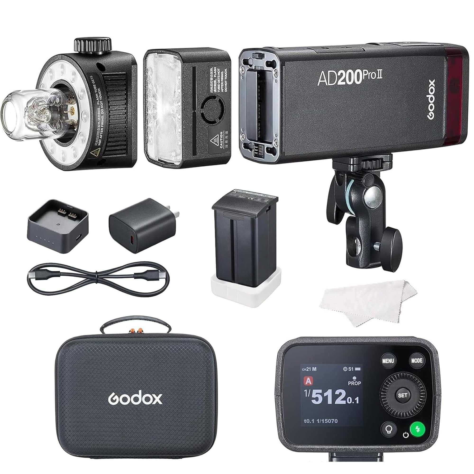 Godox AD200Pro II AD200 Pro II lampa błyskowa do aparatu, 200 W, lampa