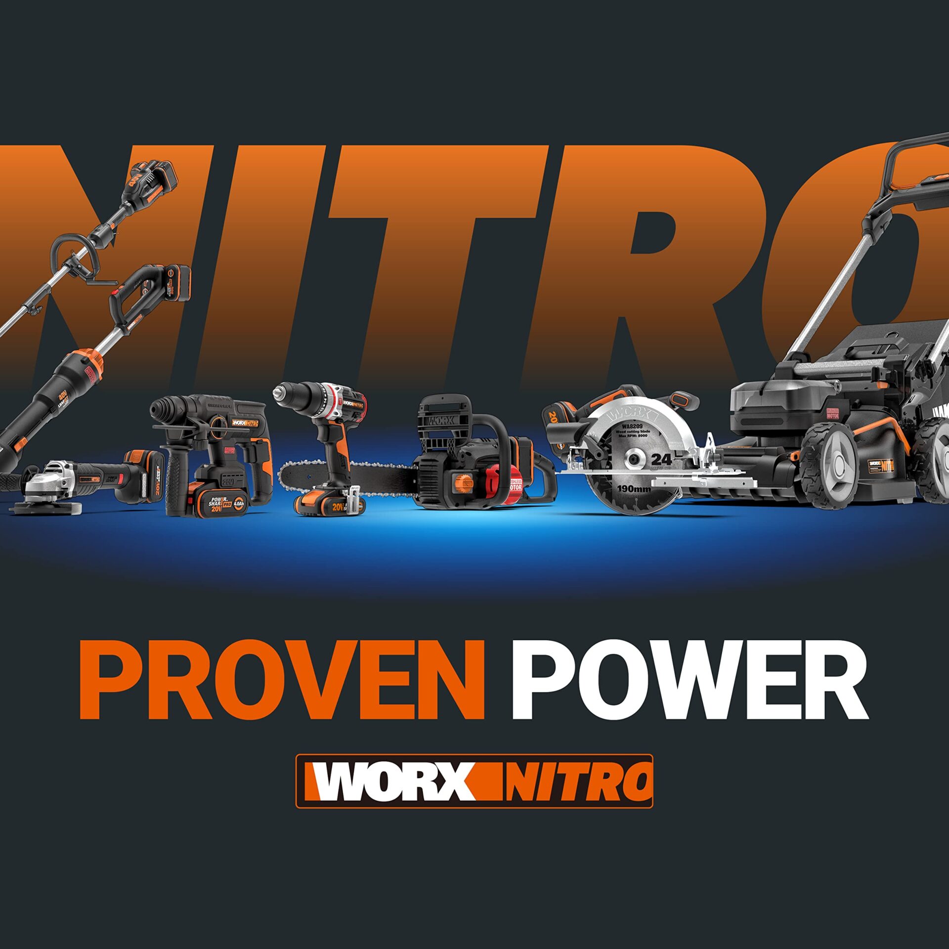 WORX WG325E.9 Nitro Mini piła łańcuchowa 20 V - jednoręczna piła łańcu - obrazek 4