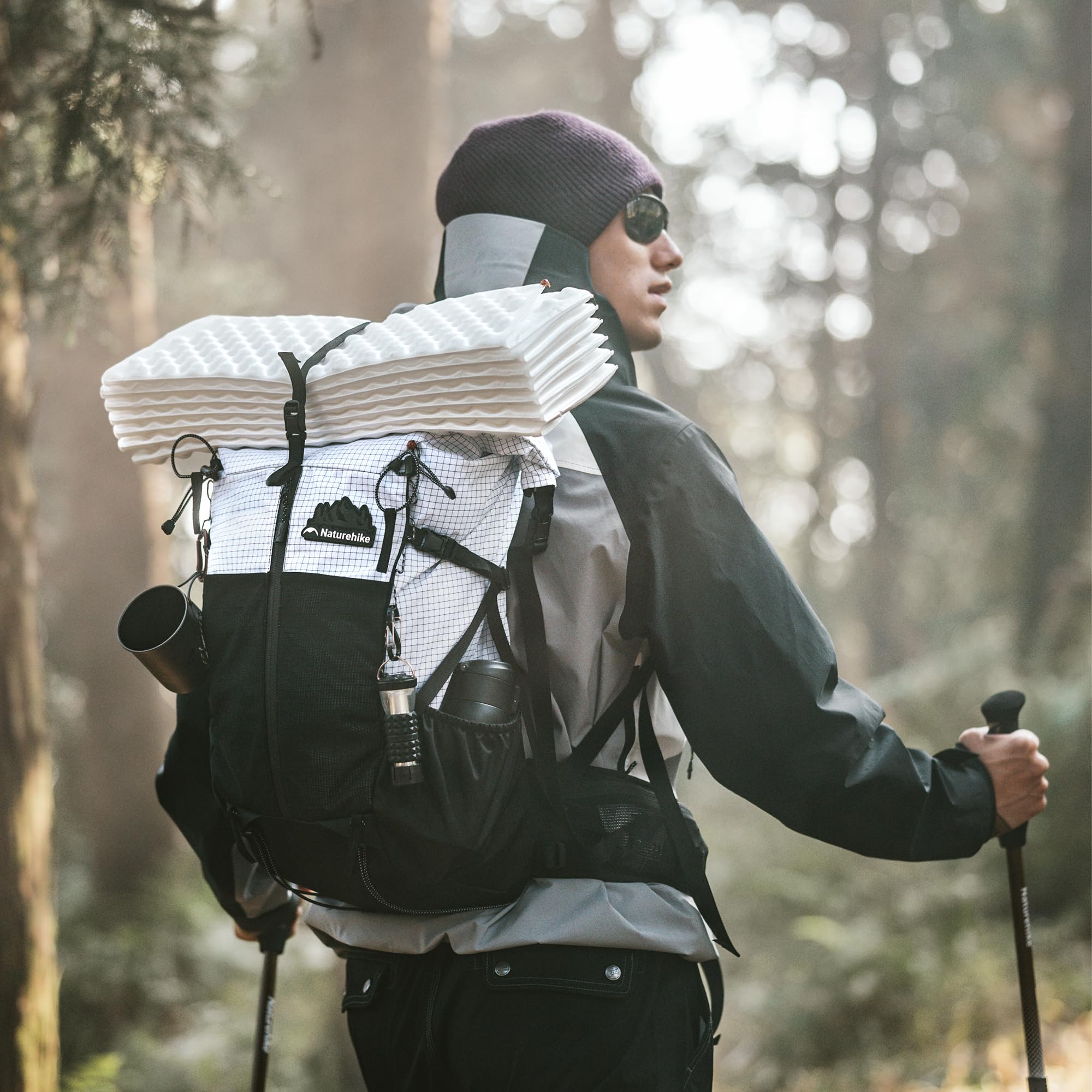 Plecak turystyczny Naturehike 25 l/35 l z regulowanym paskiem na klatkę piersiową - obrazek 2