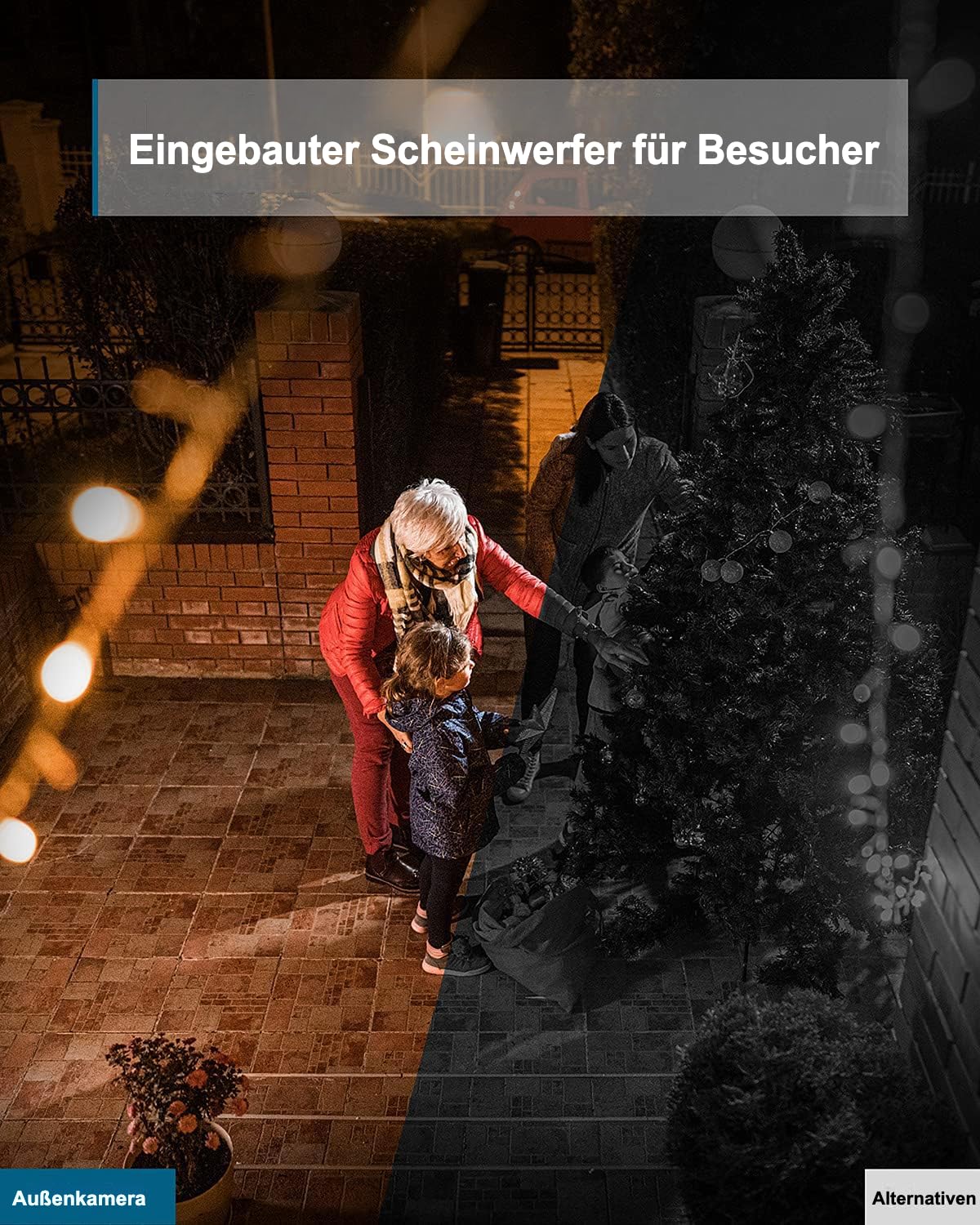 eufy Security Solo OutdoorCam C22 - Samowystarczalna kamera monitorująca 1080p z reflektorem na noc - Ochrona IP67 - Bez opłat - Monitoring na zewnątrz - obrazek 5