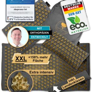 CALM ELEPHANT ORIGINAL® Mata Do Akupresury XXL Dla Zaawansowanych, MAN