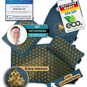 CALM ELEPHANT ORIGINAL® Mata Do Akupresury Z Poduszką XXL EXTRA Intens