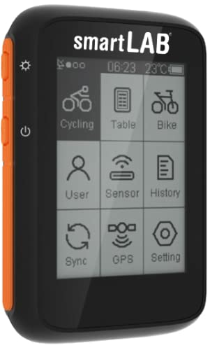 SmartLAB bike1 GPS komputer rowerowy z funkcją ANT i Bluetooth - duży wyświetlacz LCD 24 cala, licznik kilometrów i prędkościomierz rowerowy - obrazek 6