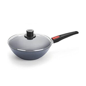 Wok indukcyjny Woll Diamond Lite 30 cm z uchwytem - pokrywka, pudełko prezentowe