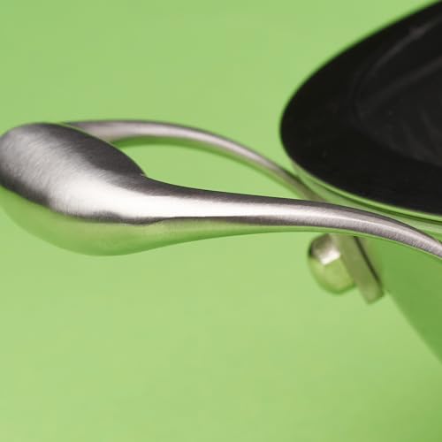 Reishunger Wok ze stali nierdzewnej | Średnica 32 cm | Ze szklaną pokr - obrazek 4