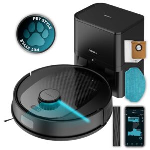 Robot próżniowy i myjka do mycia naczyń Cecotec Conga 7690 Immortal MAX Home - nawigacja laserowa, samowowagrzewająca podstawa, 500Pa, 25l, 220 mins autonomii