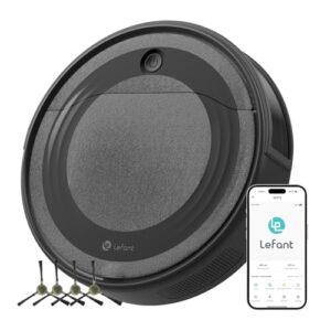 Robot odkurzający LEFANT M310 4500Pa z nawigacją - filtr HEPA, bezprzewodowy, idealny do sierści zwierząt