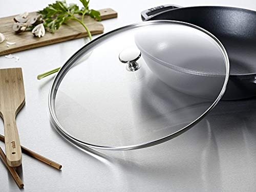 Wok STAUB 30 cm Gusseisen Indukcyjny czarny - najlepsza jakość - obrazek 3
