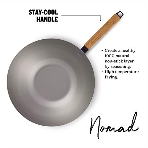 Beka Nomad Wok, Włókno Węglowe, Srebrny, 31 cm - obrazek 5