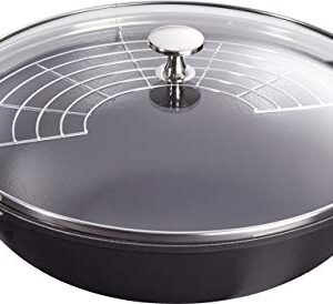 Wok STAUB 30 cm Gusseisen Indukcyjny czarny - najlepsza jakość