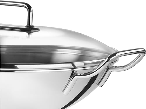 ZWILLING Wok, Inkl. Glasdeckel und herausnehmbaren Gittereinsatz, Indu - obrazek 6